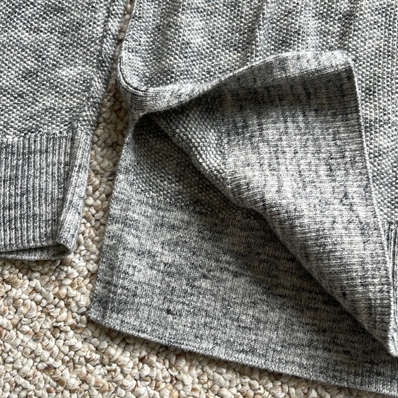 GAP Heather Gray Knit Hoodie - Picture 2 of 3